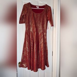 LuLaRoe Elegant‎ full skirt Dress